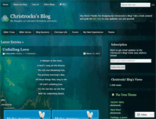 Tablet Screenshot of christrocks.wordpress.com
