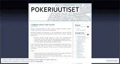 Desktop Screenshot of pokeriuutiset.wordpress.com