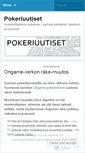 Mobile Screenshot of pokeriuutiset.wordpress.com