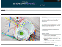 Tablet Screenshot of ambiancesdecoration.wordpress.com