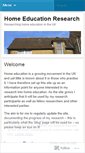 Mobile Screenshot of homeeducation.wordpress.com