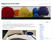 Tablet Screenshot of ameyknits.wordpress.com