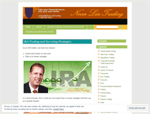 Tablet Screenshot of neverlosstrading.wordpress.com