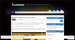 Desktop Screenshot of filavenon.wordpress.com