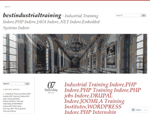 Tablet Screenshot of bestindustrialtraining.wordpress.com