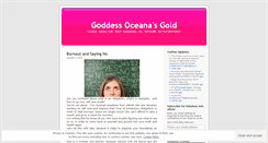 Desktop Screenshot of goddessoceana.wordpress.com