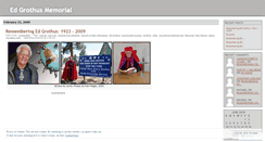 Desktop Screenshot of edgrothusmemorial.wordpress.com