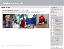 Tablet Screenshot of edgrothusmemorial.wordpress.com