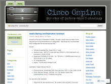 Tablet Screenshot of ciscoospina.wordpress.com