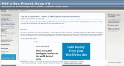 Desktop Screenshot of planetsansfil.wordpress.com