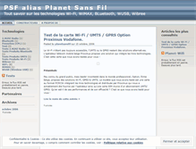 Tablet Screenshot of planetsansfil.wordpress.com