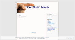 Desktop Screenshot of fingercomedy.wordpress.com