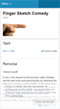 Mobile Screenshot of fingercomedy.wordpress.com