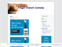 Tablet Screenshot of fingercomedy.wordpress.com