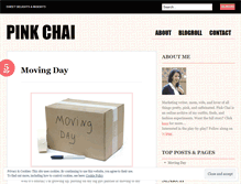 Tablet Screenshot of pinkchai.wordpress.com