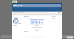 Desktop Screenshot of im4sex.wordpress.com