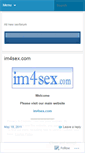 Mobile Screenshot of im4sex.wordpress.com
