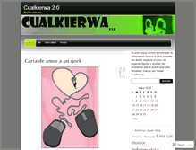 Tablet Screenshot of cualkierwa.wordpress.com