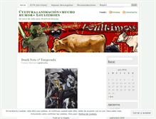 Tablet Screenshot of loultimoen.wordpress.com