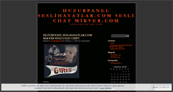 Desktop Screenshot of huzurpanel.wordpress.com