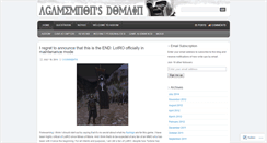 Desktop Screenshot of agdom.wordpress.com