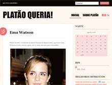 Tablet Screenshot of plataoqueria.wordpress.com