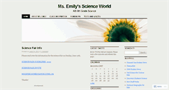 Desktop Screenshot of aisscience6.wordpress.com
