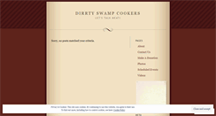 Desktop Screenshot of dirrtyswampcookers.wordpress.com