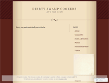 Tablet Screenshot of dirrtyswampcookers.wordpress.com