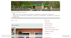 Desktop Screenshot of dierenweideterapel.wordpress.com