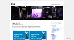 Desktop Screenshot of bilensemble.wordpress.com