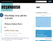 Tablet Screenshot of doshnbush.wordpress.com