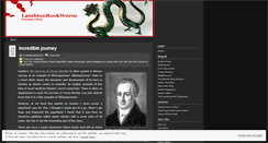 Desktop Screenshot of lambtonbookworm.wordpress.com