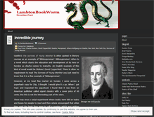 Tablet Screenshot of lambtonbookworm.wordpress.com