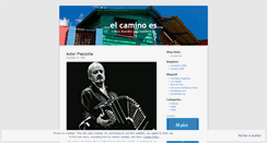 Desktop Screenshot of elcaminoes.wordpress.com