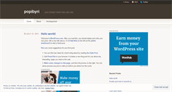 Desktop Screenshot of popibyri.wordpress.com