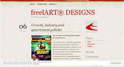 Desktop Screenshot of freelartdesigns.wordpress.com
