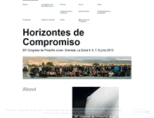 Tablet Screenshot of horizontesdecompromiso.wordpress.com