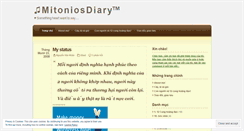 Desktop Screenshot of mitonios.wordpress.com