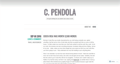 Desktop Screenshot of cpendola.wordpress.com