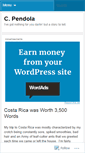 Mobile Screenshot of cpendola.wordpress.com