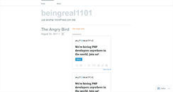 Desktop Screenshot of beingreal1101.wordpress.com
