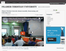 Tablet Screenshot of fcualumni.wordpress.com