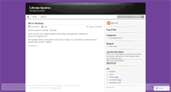 Desktop Screenshot of librumincurso.wordpress.com
