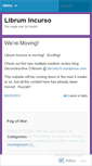 Mobile Screenshot of librumincurso.wordpress.com