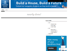 Tablet Screenshot of boppbuildahouse.wordpress.com