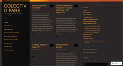Desktop Screenshot of colectivofare.wordpress.com