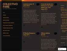 Tablet Screenshot of colectivofare.wordpress.com