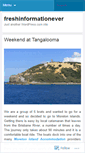 Mobile Screenshot of freshinformationever.wordpress.com