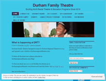 Tablet Screenshot of durhamfamilytheatre.wordpress.com